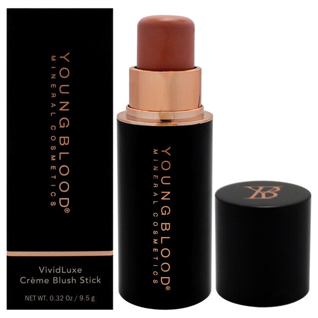 VividLuxe Creme Blush Stick - Creme Brulee by Youngblood for Women - 0.32 oz Blush, NA, hi-res image number null