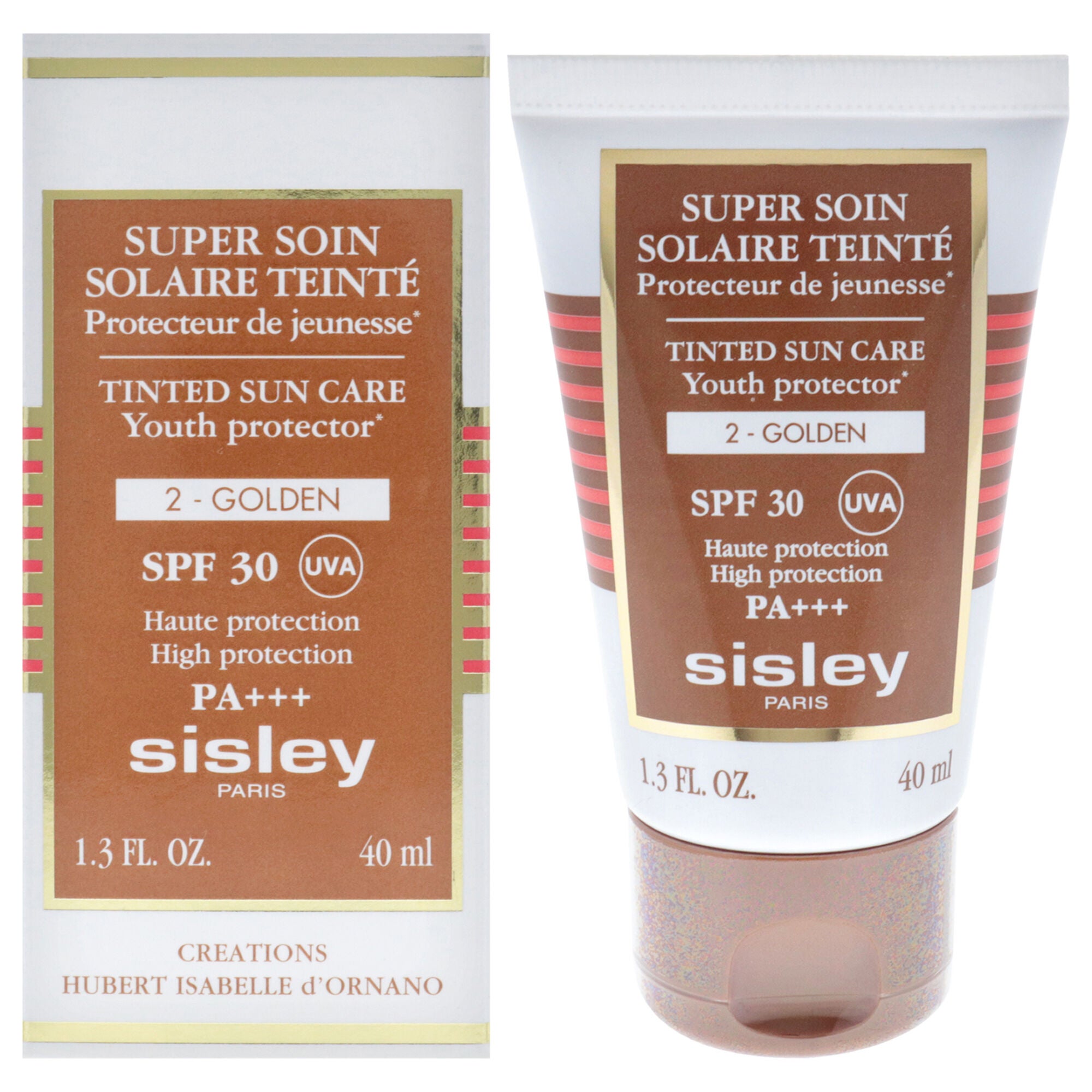 Super Soin Solaire Tinted Sun Care SPF 30 PA Plus - 2 Golden by Sisley for Women - 1.3 oz Sunscreen, See Description, hi-res image number 0