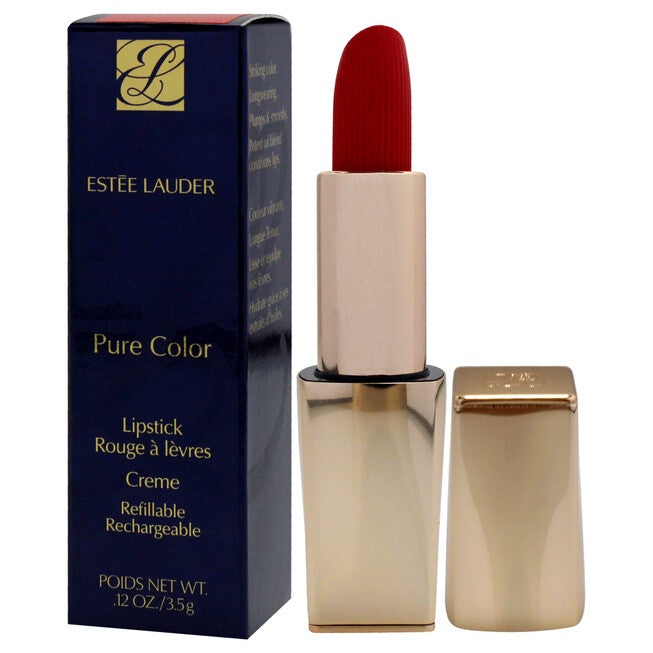 Pure Color Creme Lipstick - 520 Carnal by Estee Lauder for Women - 0.12 oz Lipstick (Refillable), See Description, alternate image number 3