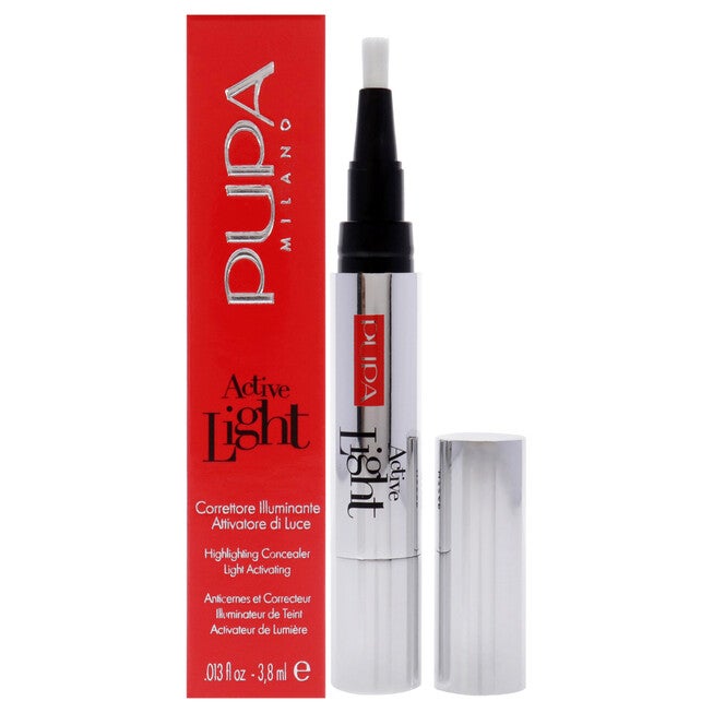 Active Light Highlighting Concealer - 001 Luminous Ivory by Pupa Milano for Women - 0.013 oz Concealer, NA, hi-res image number null