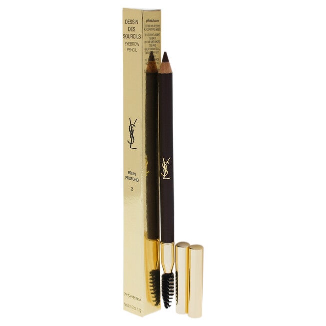 Dessin Des Sourcils Eyebrow Pencil - 2 Dark brown by Yves Saint Laurent for Women - 0.04 oz Eyebrow Pencil, NA, alternate image number null