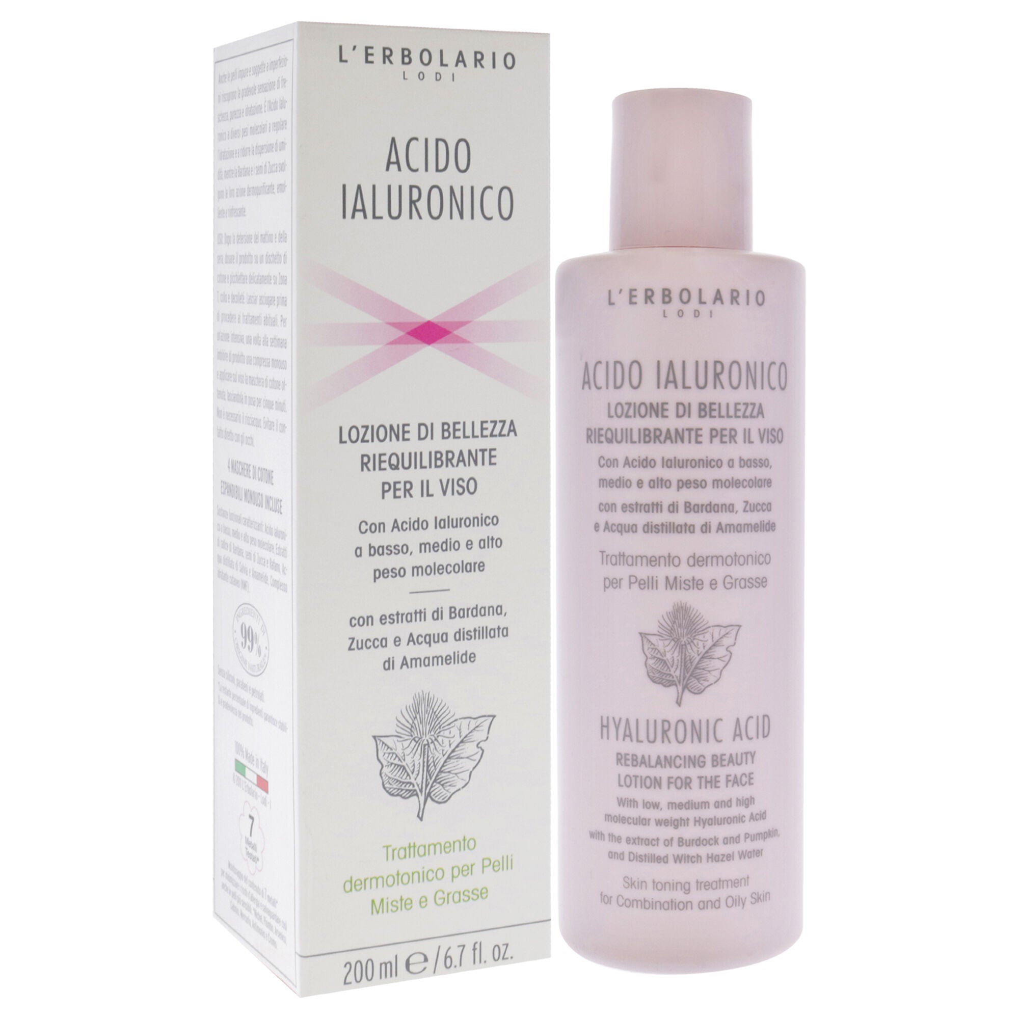 Hyaluronic Acid Rebalancing Beauty Lotion by LErbolario for Unisex - 6.7 oz Lotion, , alternate image number 6