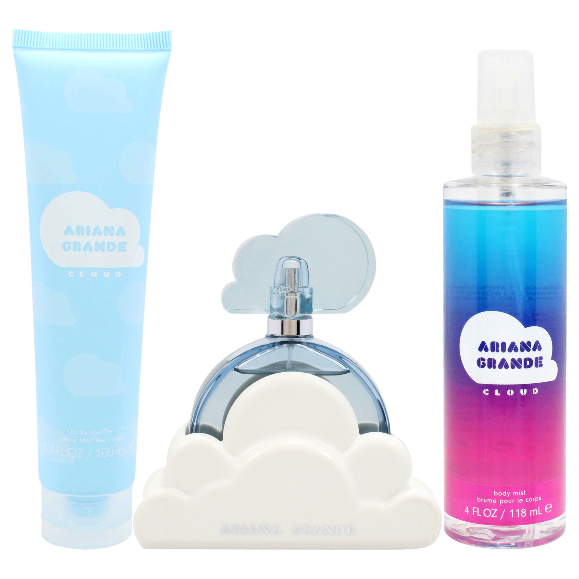 Cloud by Ariana Grande for Women - 3 Pc Gift Set 3.4oz EDP Spray, 3.4oz Body Souffle, 4oz Body Mist, See Description, alternate image number 4