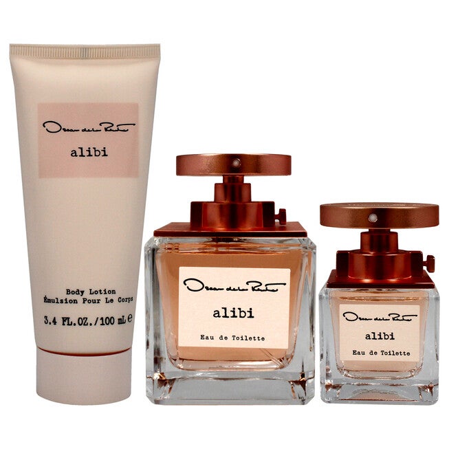 Alibi by Oscar De La Renta for Women - 3 Pc Gift Set 3.4oz EDT Spray, 1oz EDT Spray 3.4oz Body Lotion, , alternate image number null