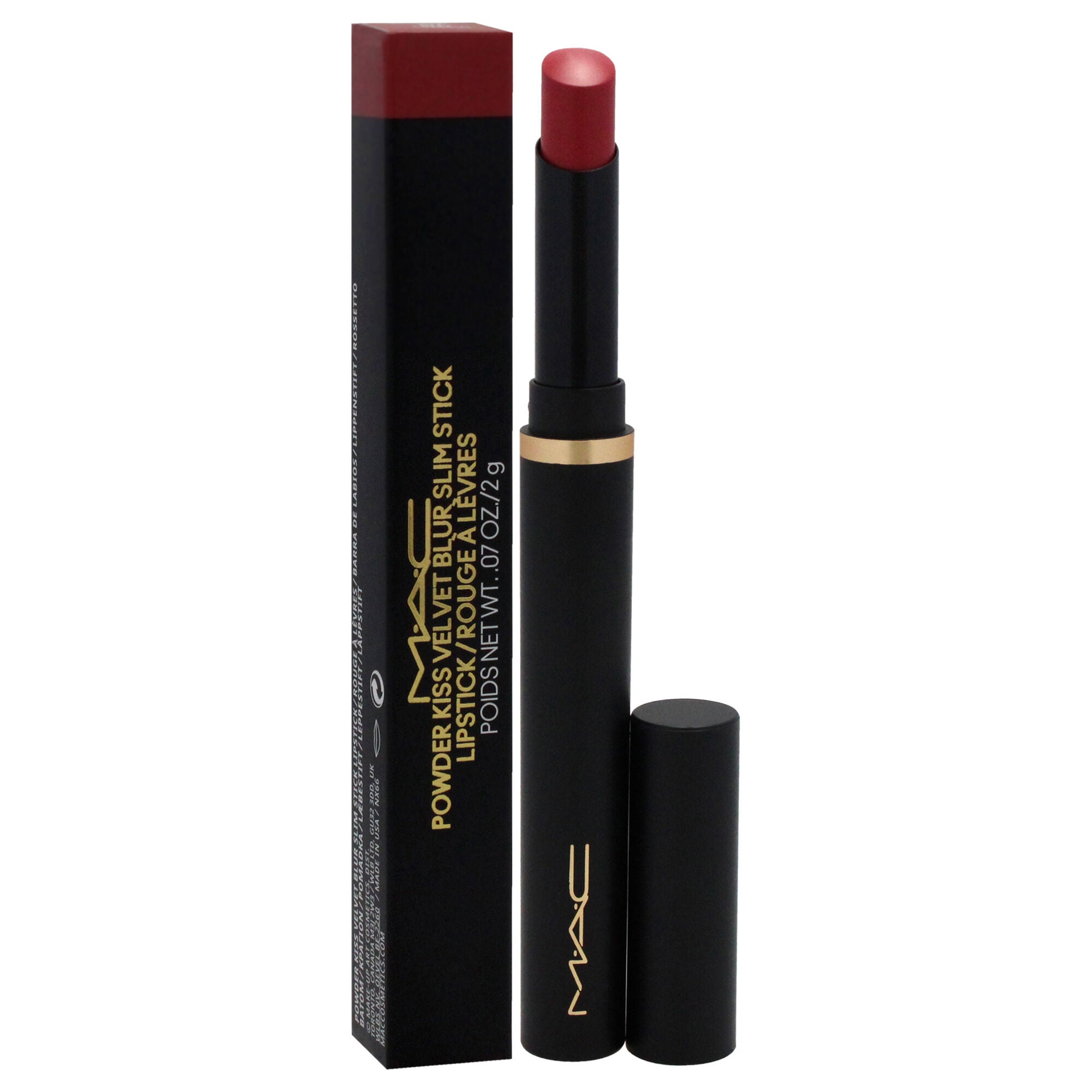 Powder Kiss Velvet Blur Slim Stick - 897 Stay Curious by MAC for Women - 0.07 oz Lipstick, , alternate image number 6