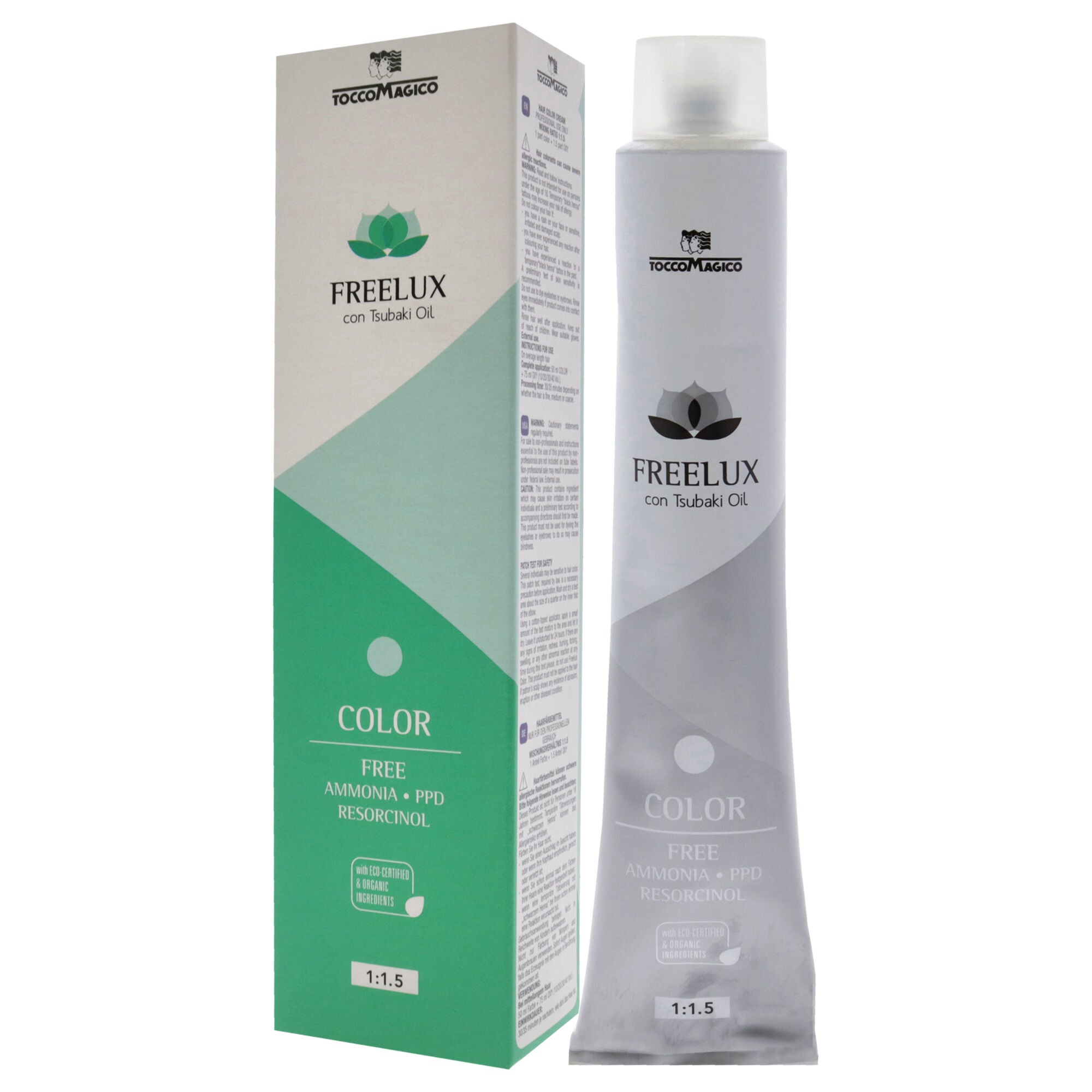 Freelux Permanet Hair Color - 4.53 Chocolate by Tocco Magico for Unisex - 3.38 oz Hair Color, See Description, alternate image number 3