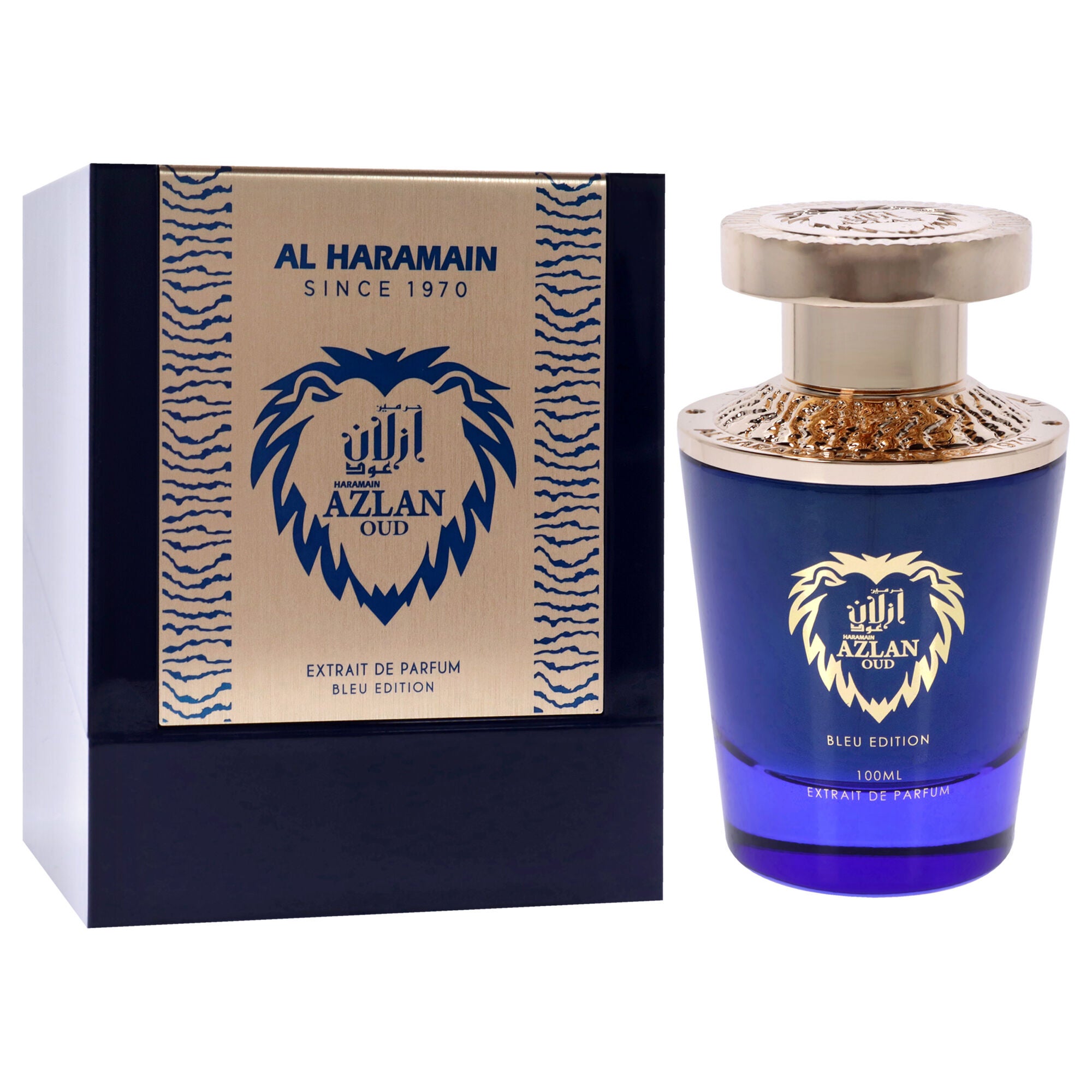 Azlan Oud Bleu by Al Haramain for Men - 3.33 oz EDP Spray, See Description, alternate image number 1