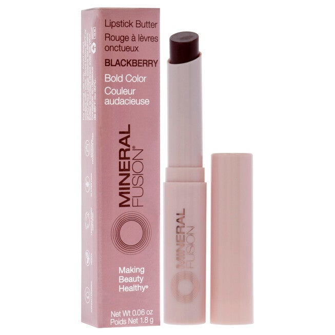 Lipstick Butter - Blackberry by Mineral Fusion for Women - 0.06 oz Lipstick, , alternate image number null
