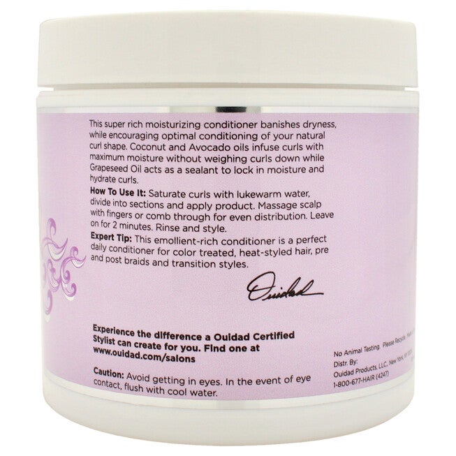 Curl Immersion Triple Treat Deep Conditioner by Ouidad for Unisex - 12 oz Conditioner, NA, alternate image number null