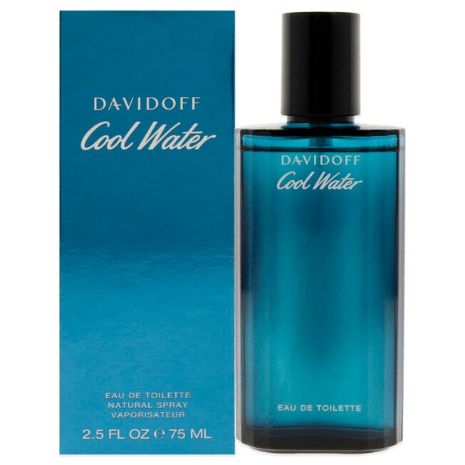Cool Water by Davidoff for Men - 2.5 oz EDT Spray, See Description, hi-res image number 0