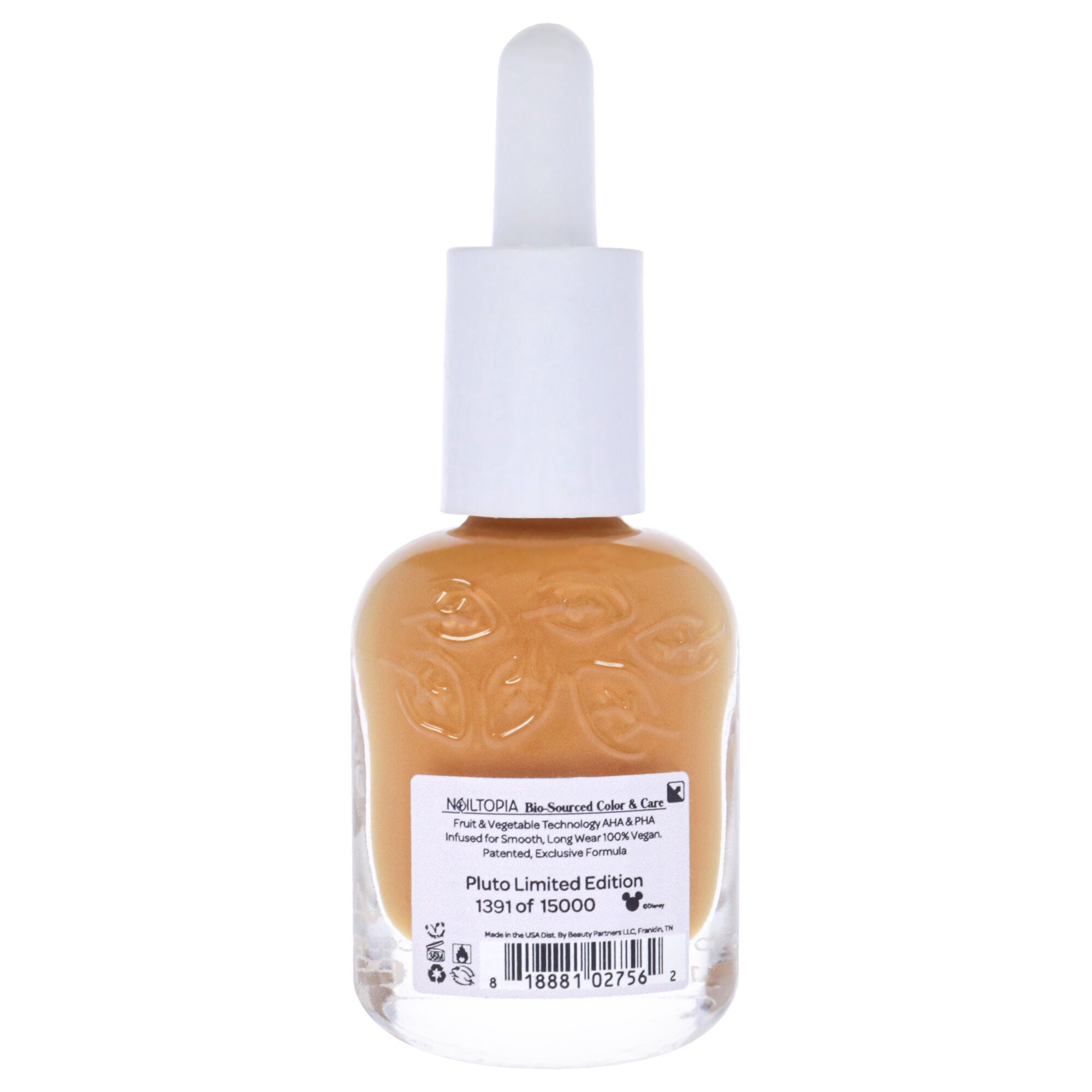 Bio-Sourced Chip Free Nail Lacquer Disney Collection Pluto - Gloden Creme by Nailtopia for Women - 0.41 oz Nail Polish, See Description, alternate image number 2