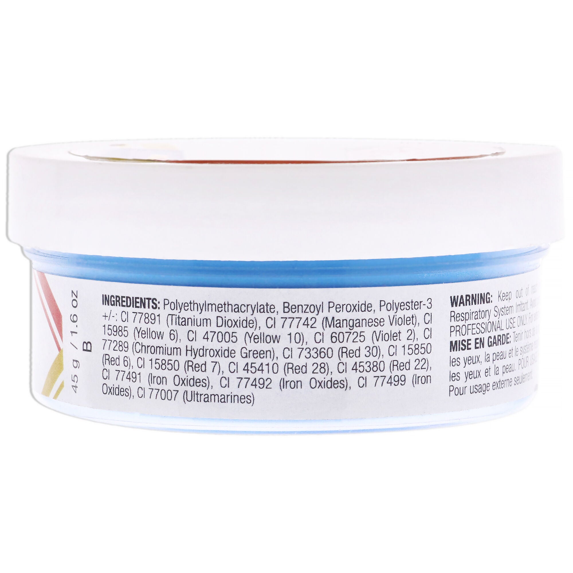 Colour Acrylic Powder - Neon Blueberry by Cuccio PRO for Women - 1.6 oz Acrylic Powder, See Description, alternate image number 2