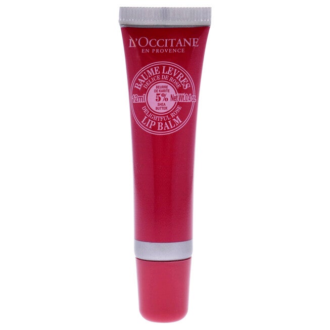 Shea Butter Delightful Rose Lip Balm by LOccitane for Unisex - 0.4 oz Lip Balm, , alternate image number null