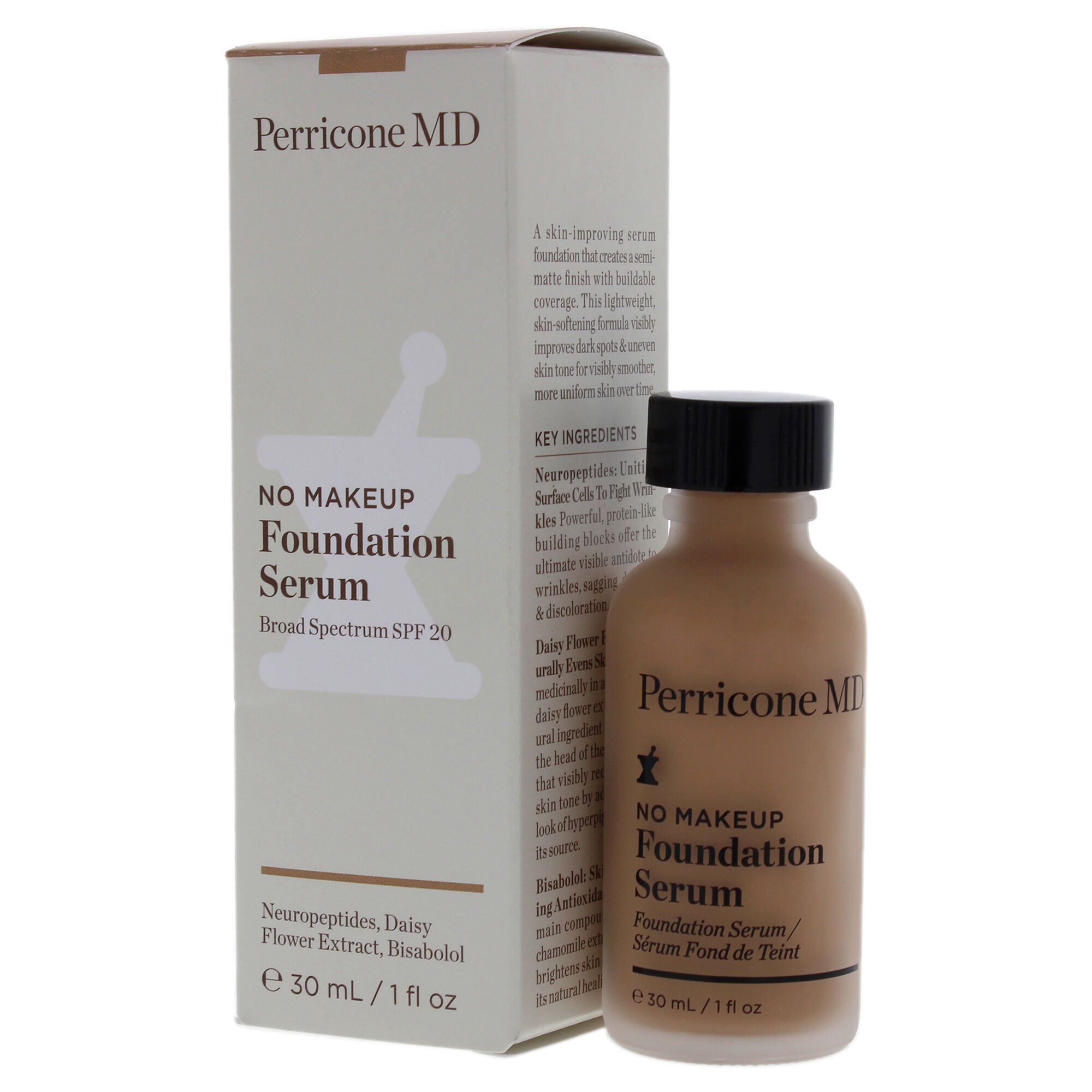 No Makeup Foundation Serum SPF 20 - Buff by Perricone MD for Women - 1 oz Foundation, , alternate image number 8