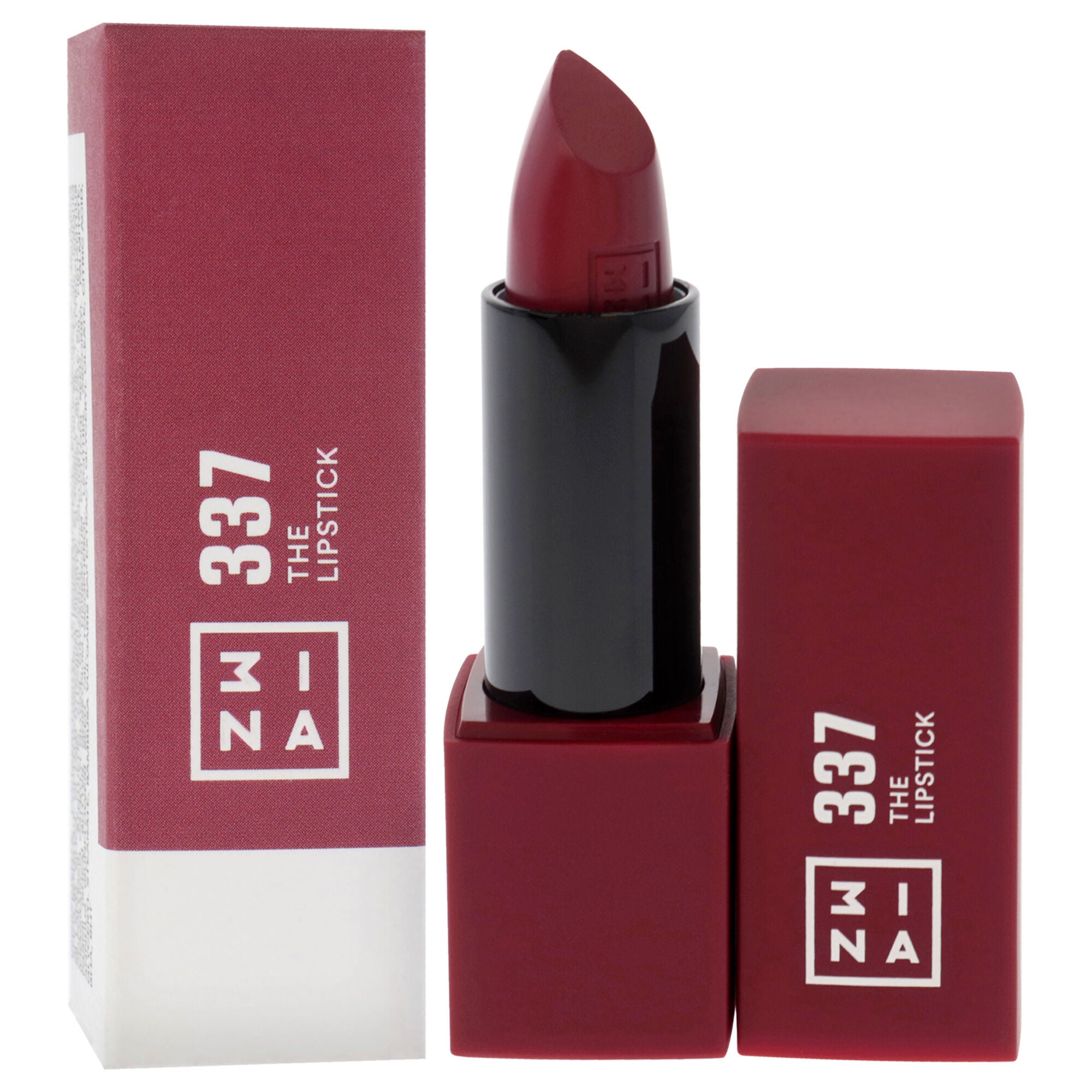 The Lipstick - 337 Deep Burgundy by 3INA for Women - 0.16 oz Lipstick, See Description, alternate image number 1