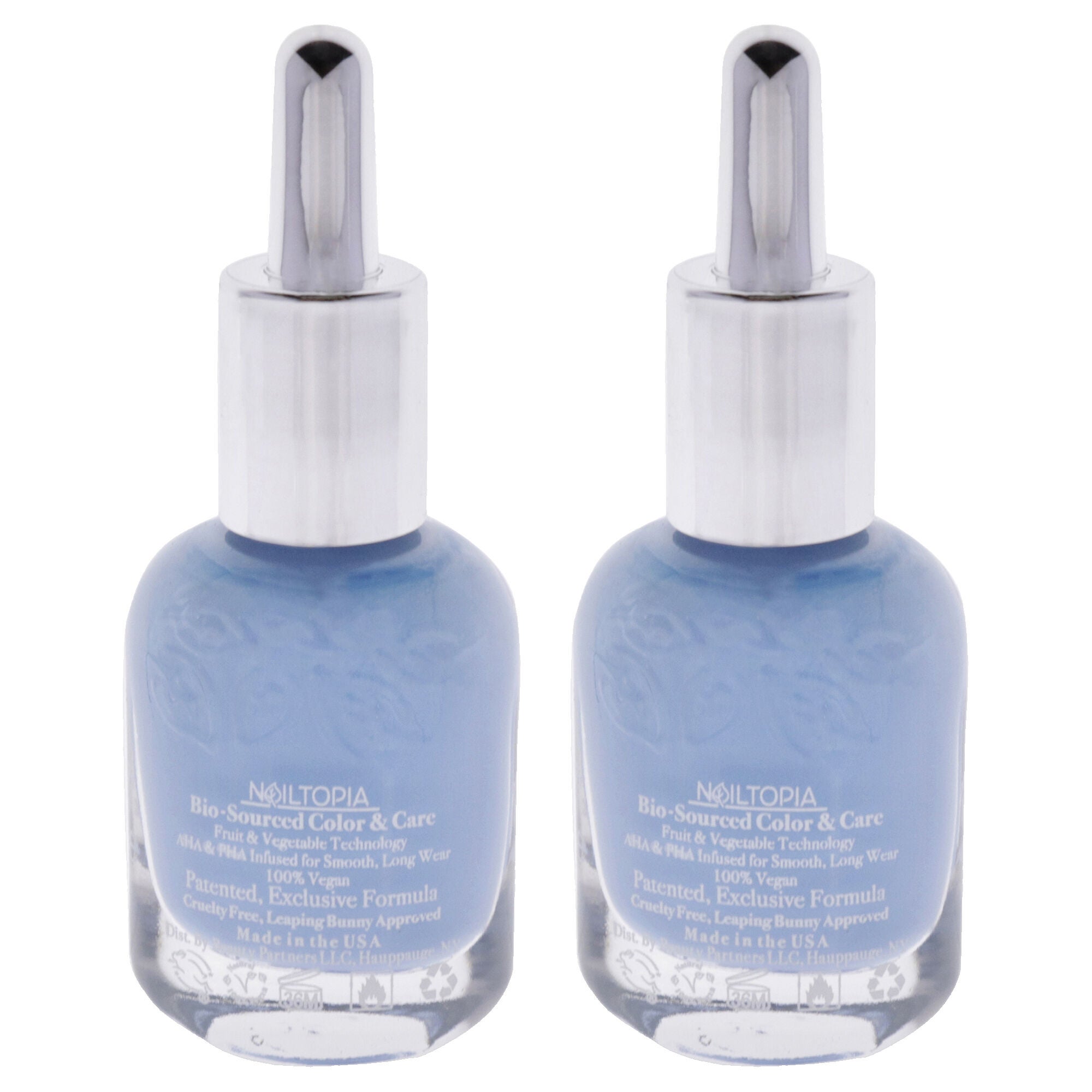 Bio-Sourced Chip Free Nail Lacquer - Be More Pacific by Nailtopia for Women - 0.41 oz Nail Polish - Pack of 2, See Description, alternate image number 2