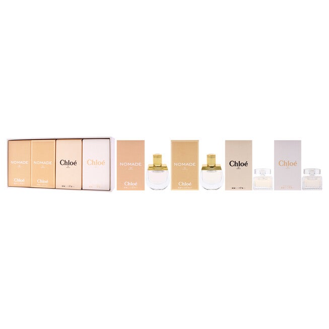 Chloe by Chloe for Women - 4 Pc Mini Gift Set 0.16oz Nomade EDP Spray, 0.16oz Chloe EDT Spray, 0.16oz Chloe EDP Spray, 0.16oz Nomade EDP Spray, NA, alternate image number null