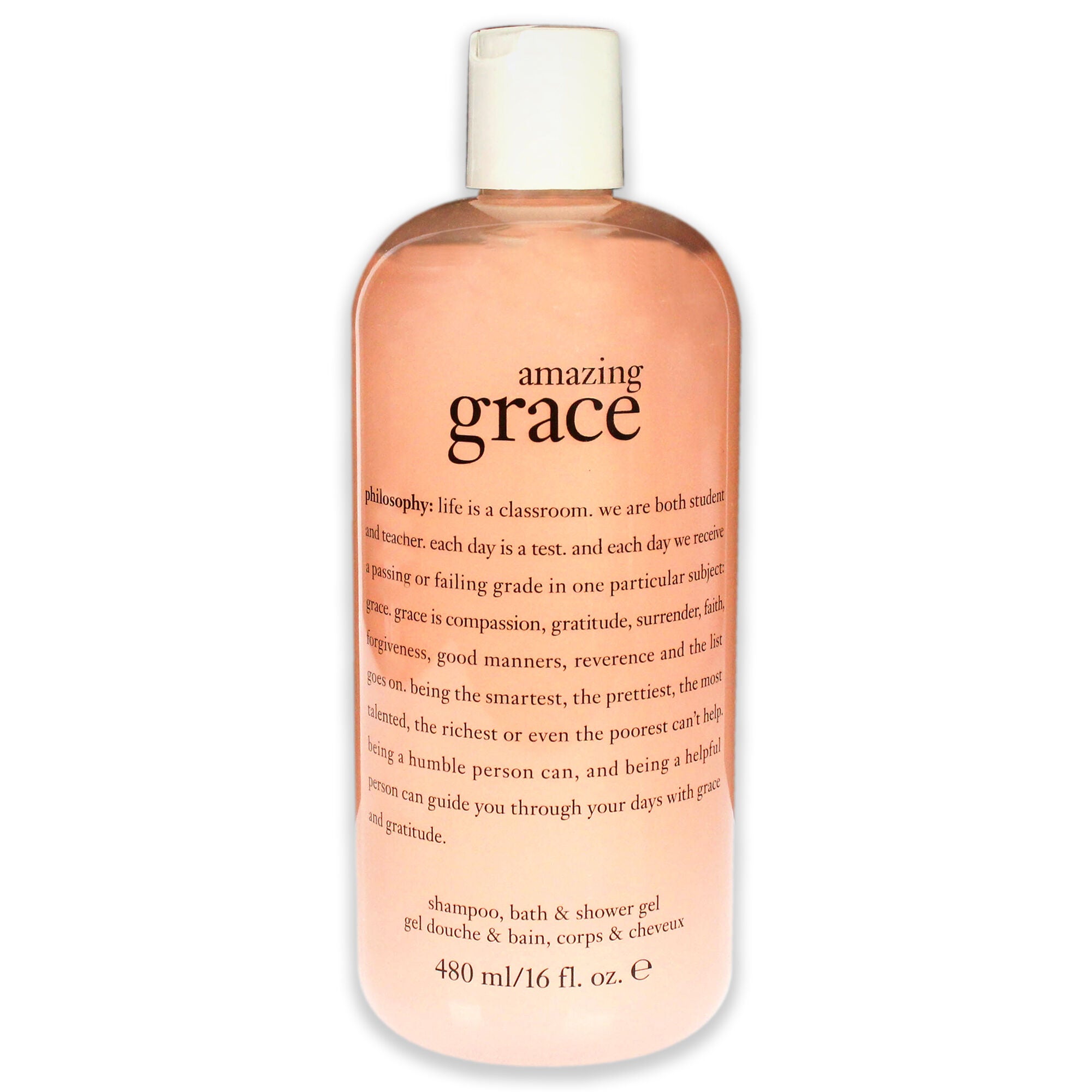Amazing Grace Perfumed Shampoo Bath & Shower Gel by Philosophy for Unisex - 16 oz Bath & Shower Gel, See Description, hi-res image number 0