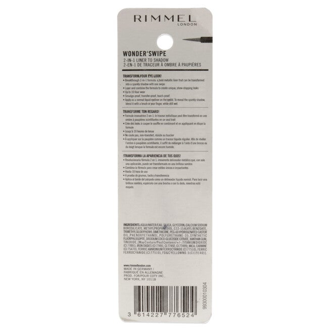 Wonder Swipe 2-in-1 Liner to Shadow - 005 Yasss by Rimmel London for Women - 0.058 oz Eyeliner, NA, alternate image number null