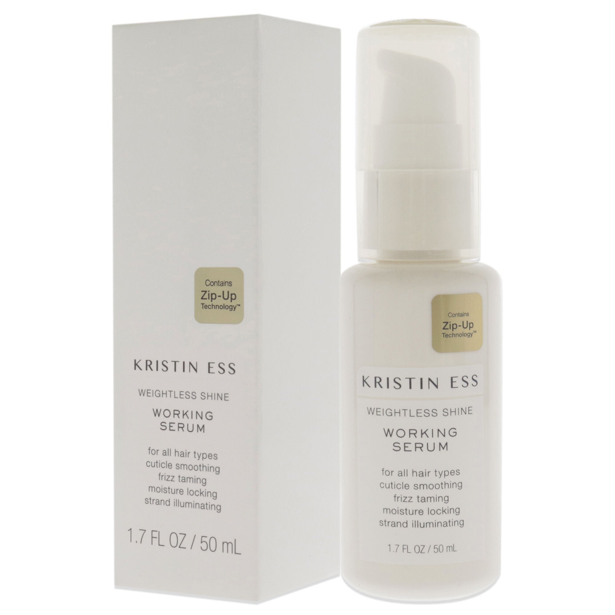 Weightless Shine Working Serum by Kristin Ess for Unisex - 1.7 oz Serum, See Description, alternate image number 1