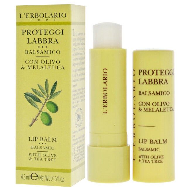 Lip Balm - Olive and Tea Tree by LErbolario for Unisex - 0.15 oz Lip Balm, See Description, alternate image number 3