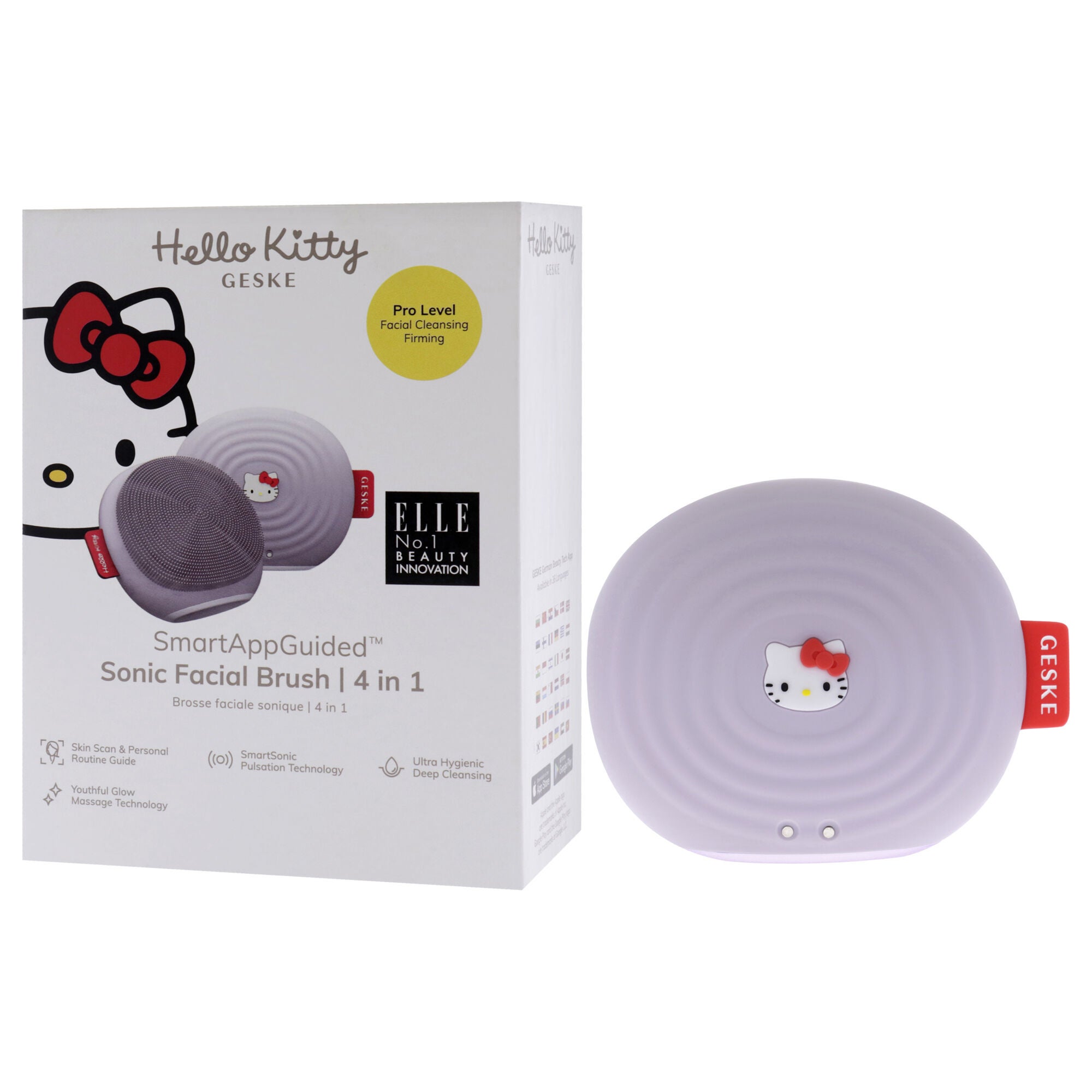 Hello Kitty Sonic Facial Brush 4 in 1 - Purple by Geske for Women - 1 Pc Brush, See Description, alternate image number 1