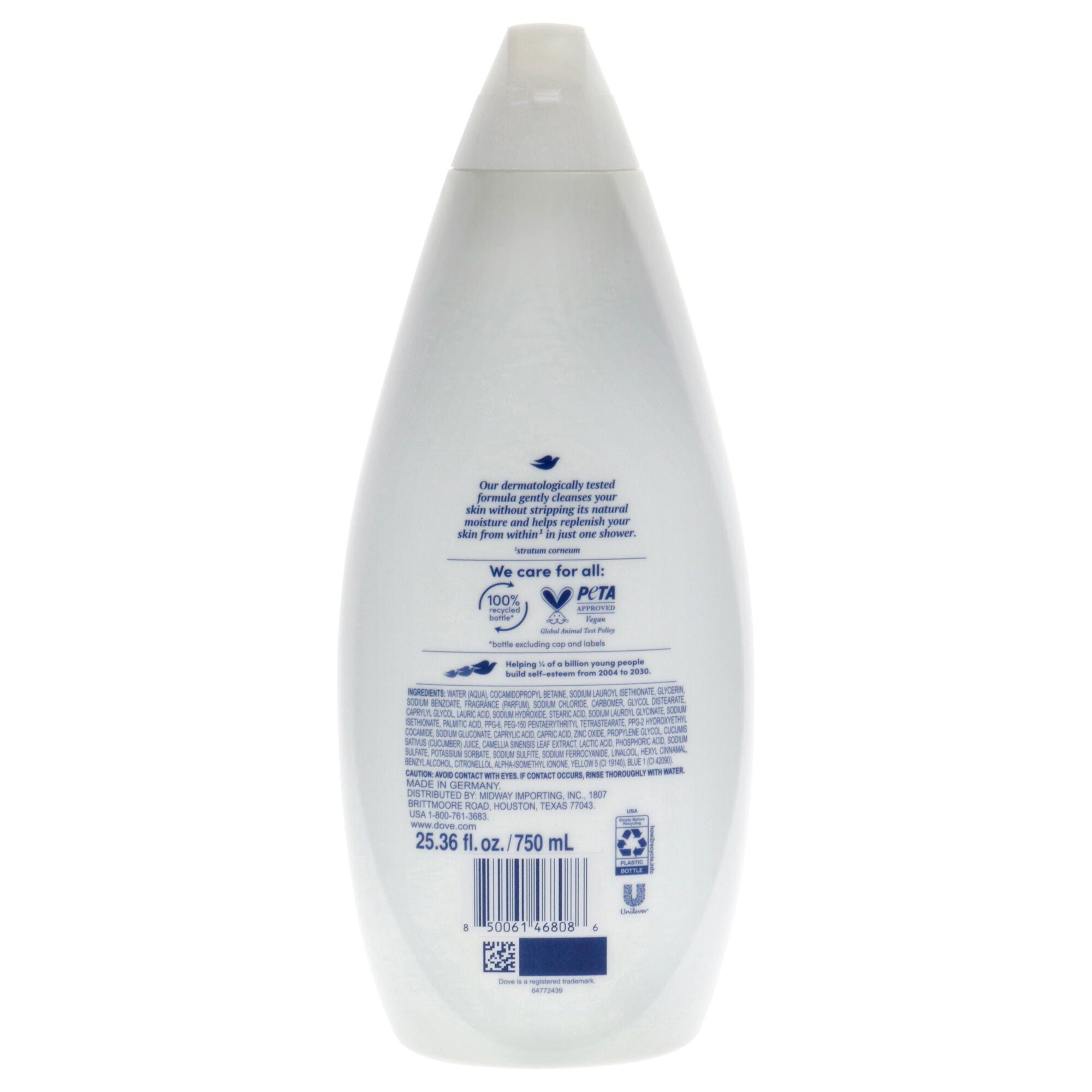 Body Wash - Fresh Care by Dove for Unisex - 25.36 oz Body Wash, See Description, alternate image number 1