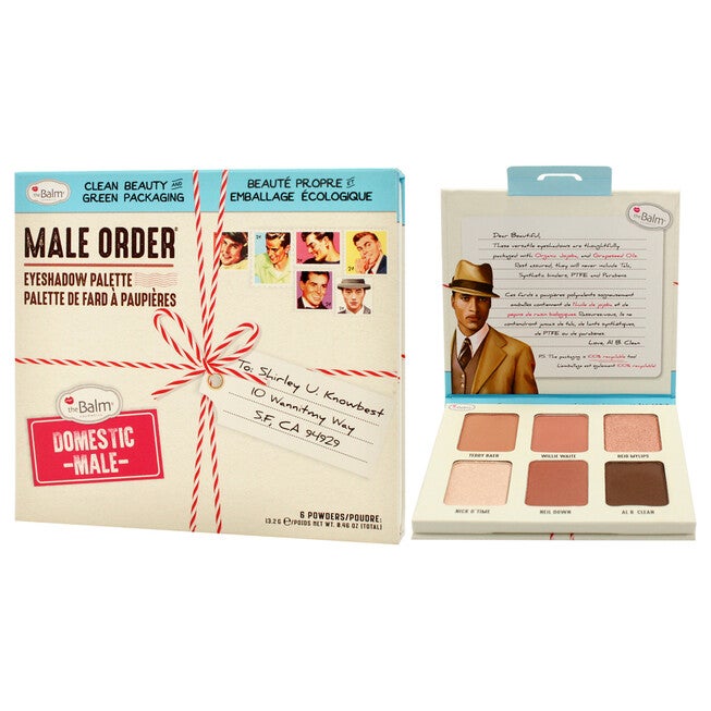 Male Order Domestic Eyeshadow Palette by the Balm for Women - 0.46 oz Eye Shadow, NA, alternate image number null