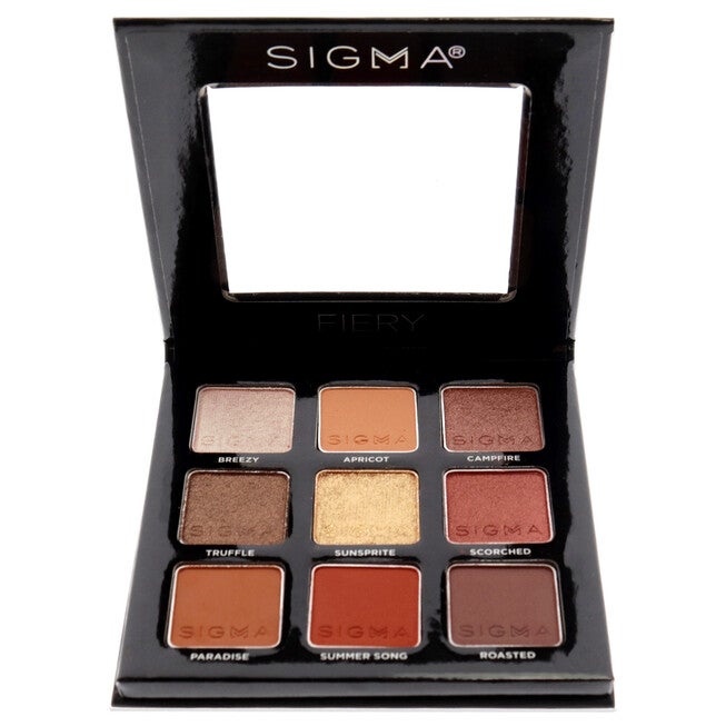 Eyeshadow Palette - Fiery by SIGMA for Women - 0.32 oz Eye Shadow, , alternate image number null