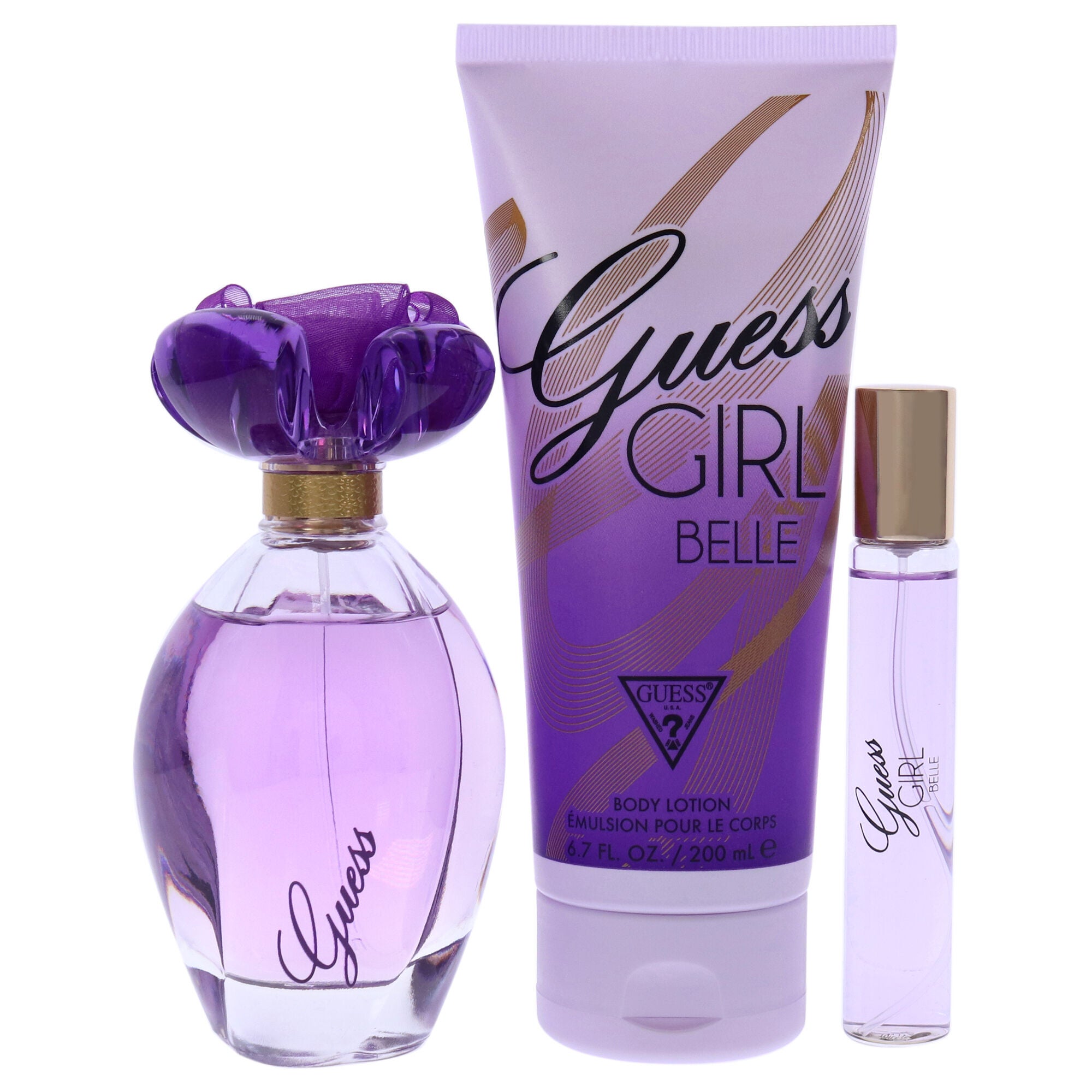 Guess Girl Belle by Guess for Women - 3 Pc Gift Set 3.4oz EDT Spray , 0.5oz EDT Travel Spray, 6.7oz Body Lotion, , alternate image number 7