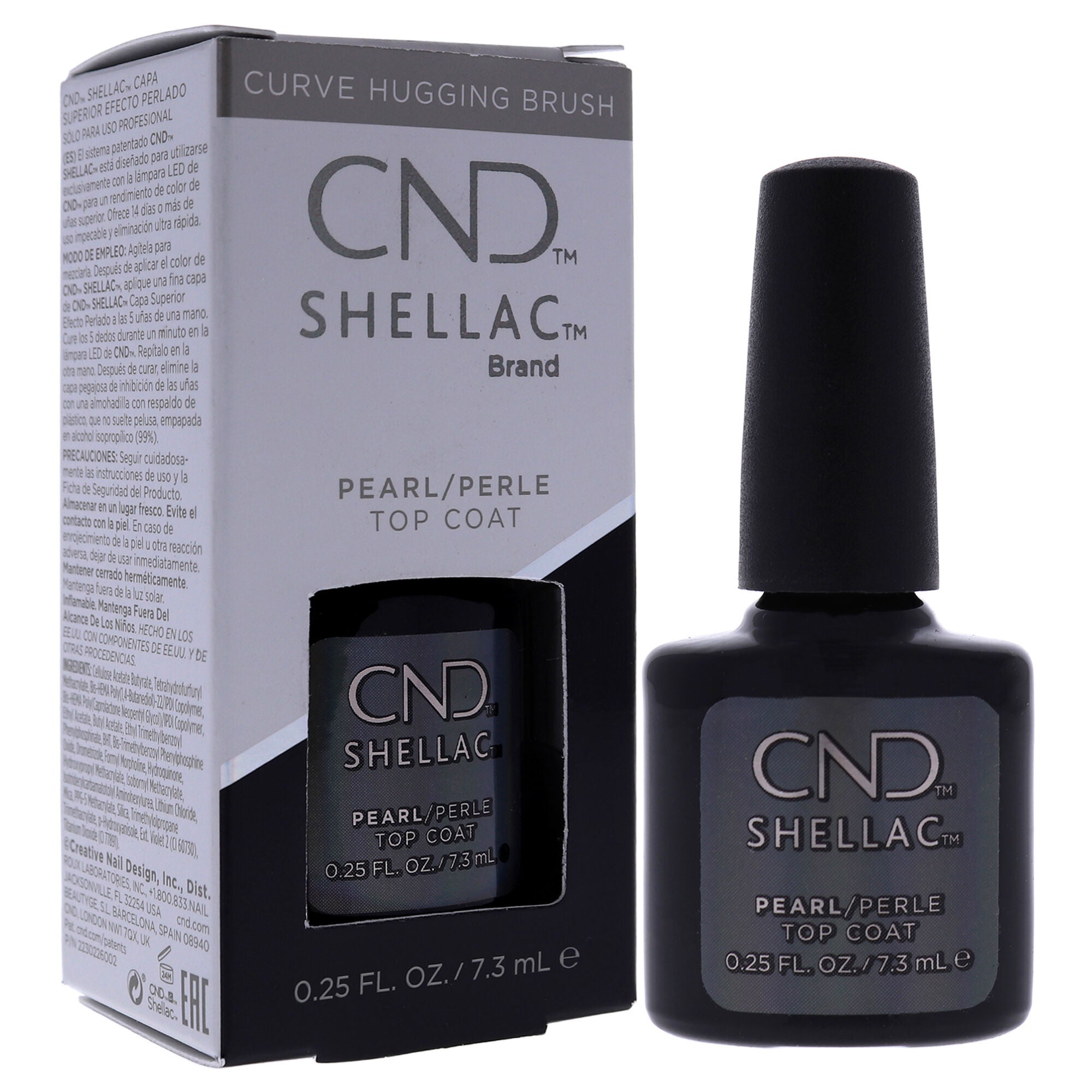 Shellac Nail Color - Pearl Top Coat by CND for Women - 0.25 oz Nail Polish, See Description, alternate image number 1
