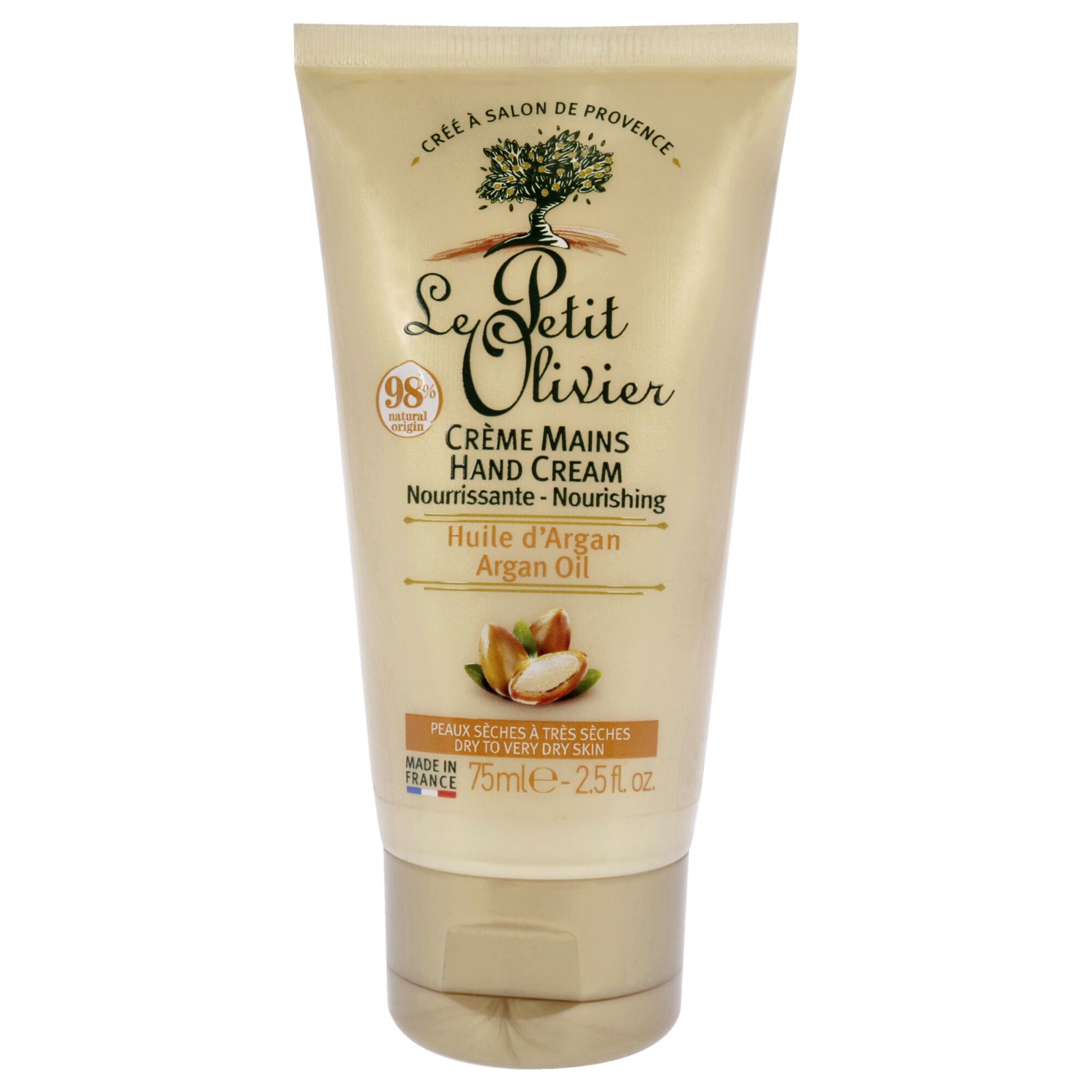 Nourishing Hand Cream - Argan Oil by Le Petit Olivier for Women - 2.5 oz Cream, See Description, hi-res image number 0