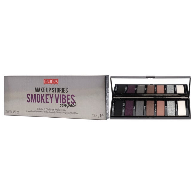 Make Up Stories Compact Palette - 002 Smokey Vibes by Pupa Milano for Women - 0.469 oz Eye Shadow, NA, alternate image number null