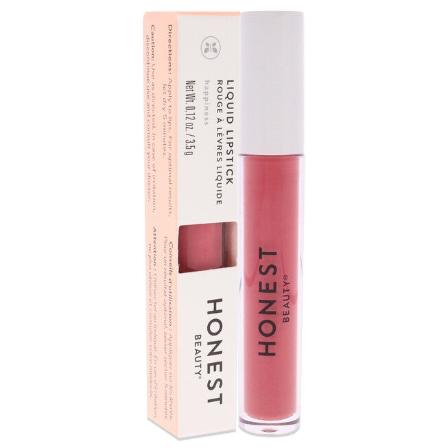 Liquid Lipstick - Happiness by Honest for Women - 0.12 oz Lipstick, , alternate image number null