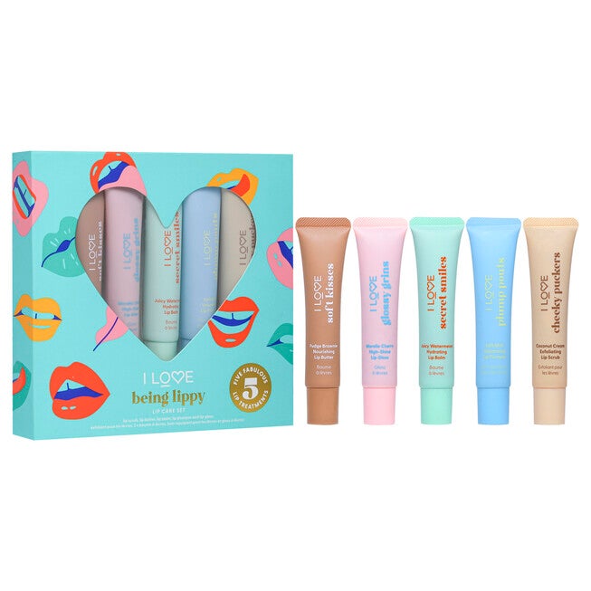 Being Lippy Lip Care Set by I Love Cosmetics for Women - 5 Pc Set, NA, alternate image number null