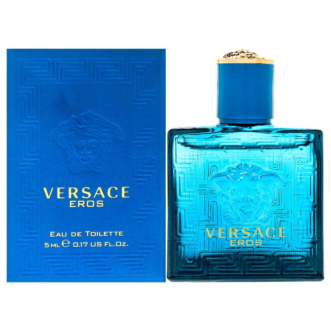 Versace Eros by Versace for Men - 0.17 oz EDT Splash (Mini), See Description, hi-res image number null