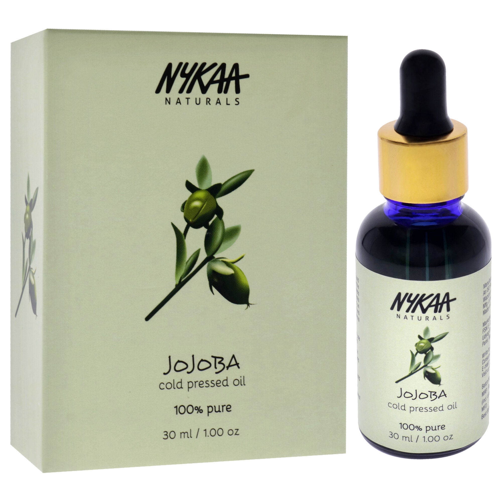 100 Percent Pure Cold Pressed Oil - Jojoba by Nykaa Naturals for Women - 1 oz Oil, See Description, alternate image number 2