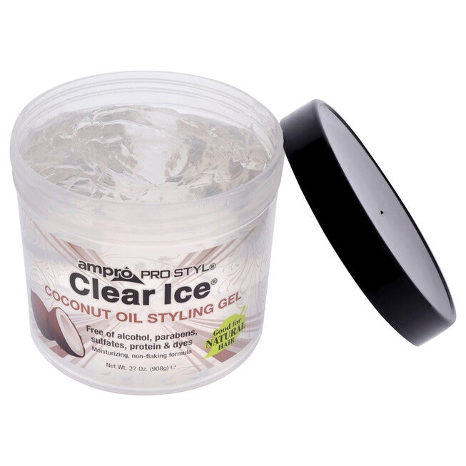 Pro Styl Clear Ice Gel - Coconut by Ampro for Women - 32 oz Gel, See Description, alternate image number 1