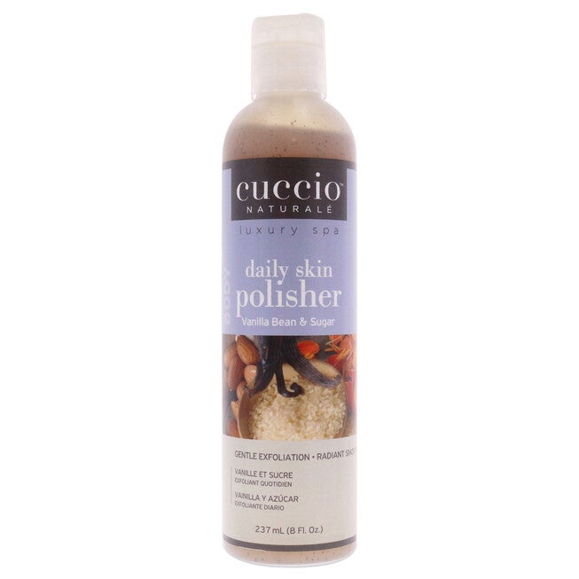 Luxury Spa Daily Skin Polisher - Vanilla Bean and Sugar by Cuccio Naturale for Unisex - 8 oz Scrub, NA, hi-res image number null