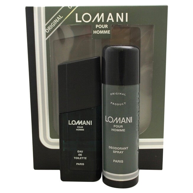 Lomani by Lomani for Men - 2 Pc Gift Set 3.3oz EDT Spray, 6.6oz Deodorant Spray, NA, hi-res image number null