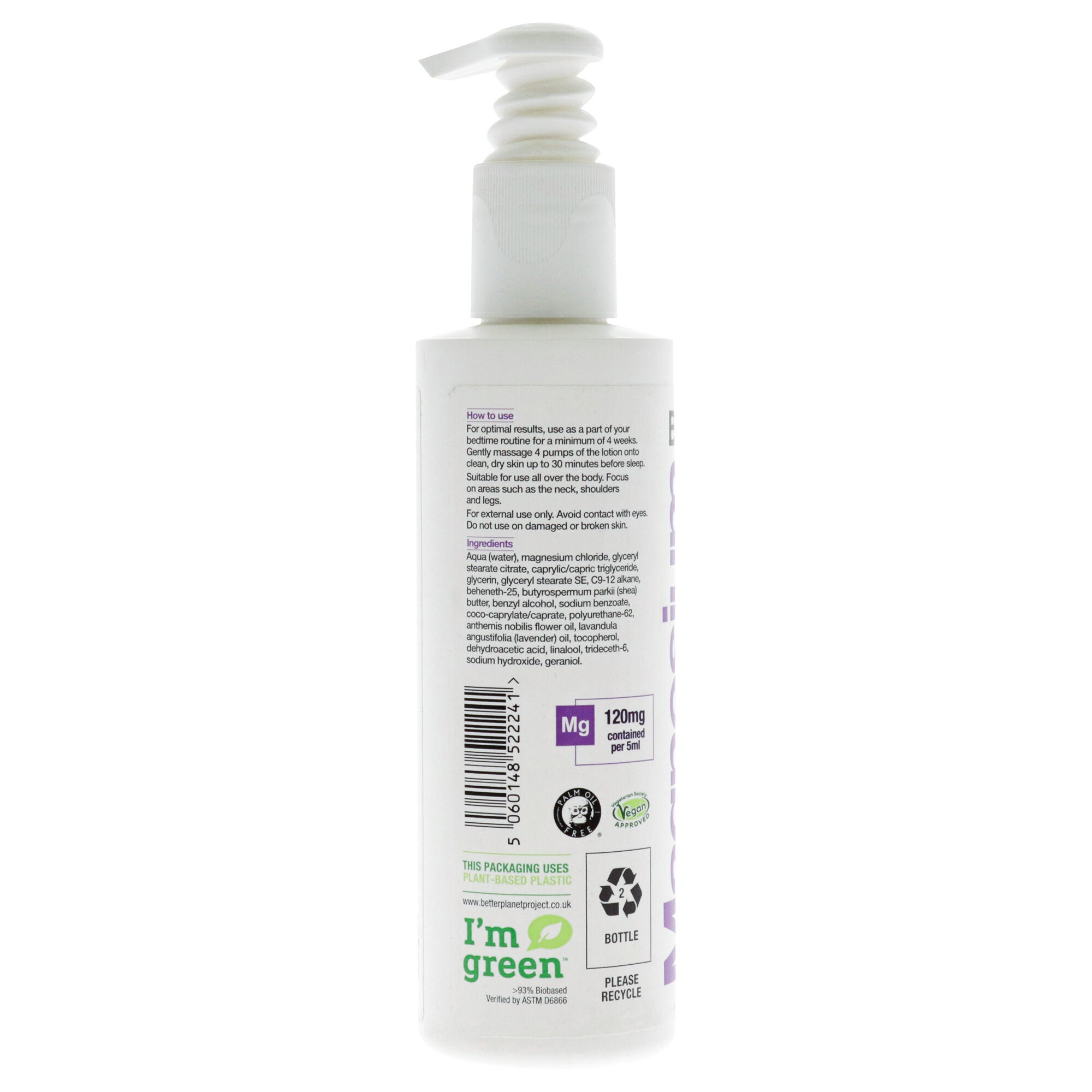 Magnesium Sleep Body Lotion by BetterYou for Unisex - 6.08 oz Body Lotion, See Description, alternate image number 1