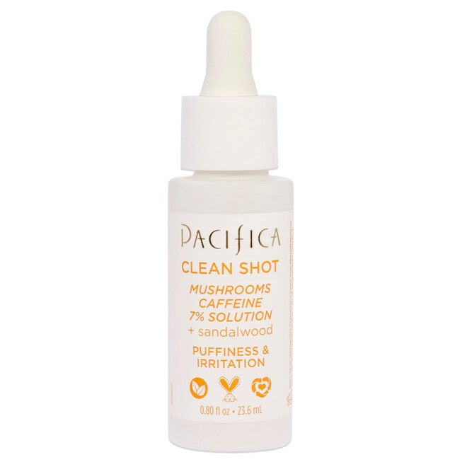 Clean Shot Mushrooms and Caffeine 7 Percent by Pacifica for Unisex - 0.80 oz Serum, , alternate image number null