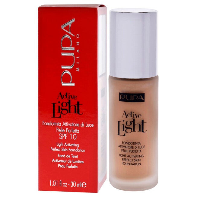 Active Light Perfect Skin Foundation SPF 10 - 050 Golden Beige by Pupa Milano for Women - 1.01 oz Foundation, NA, alternate image number null