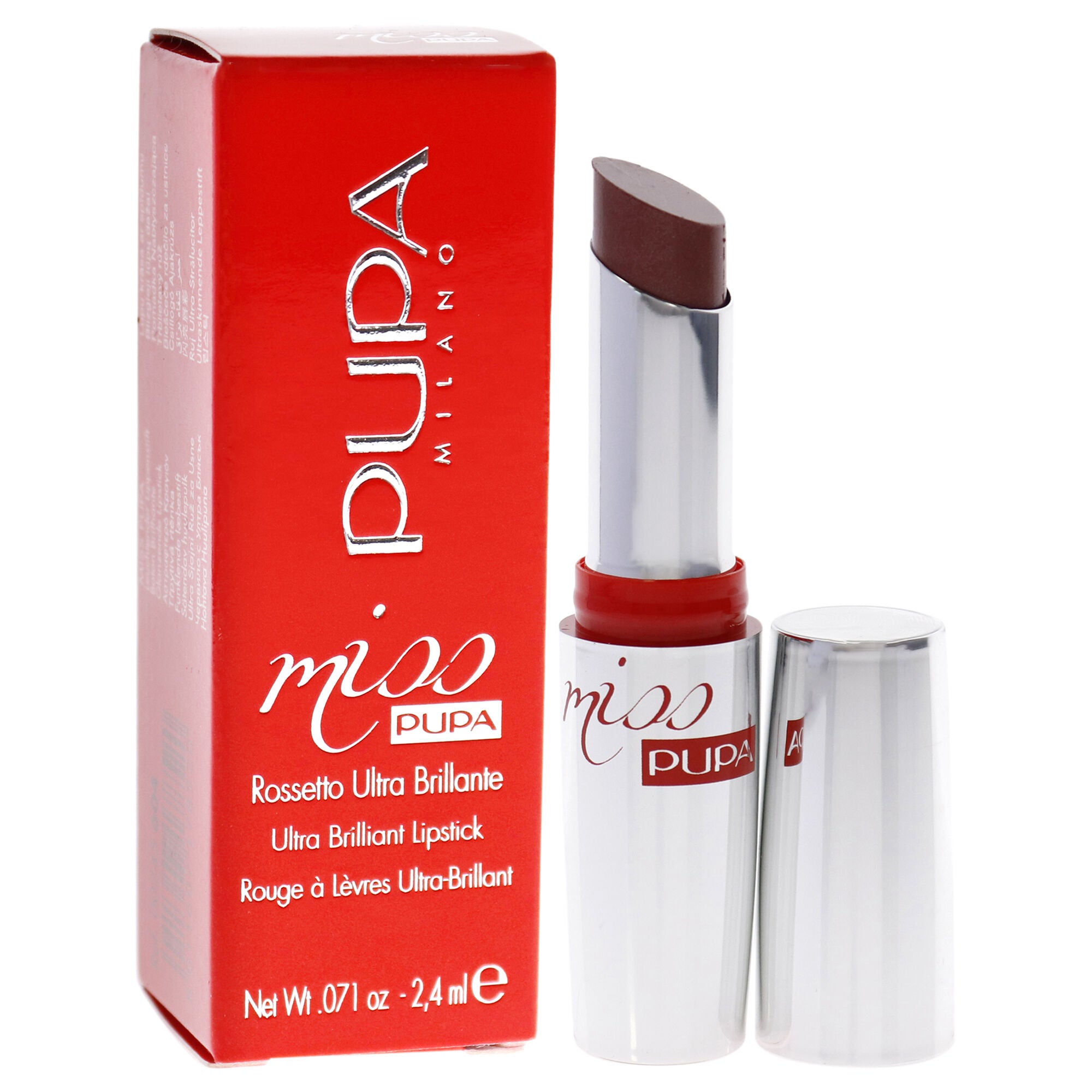 Miss Pupa Ultra Brilliant Lipstick - 604 Elite by Pupa Milano for Women - 0.071 oz Lipstick, See Description, alternate image number 1