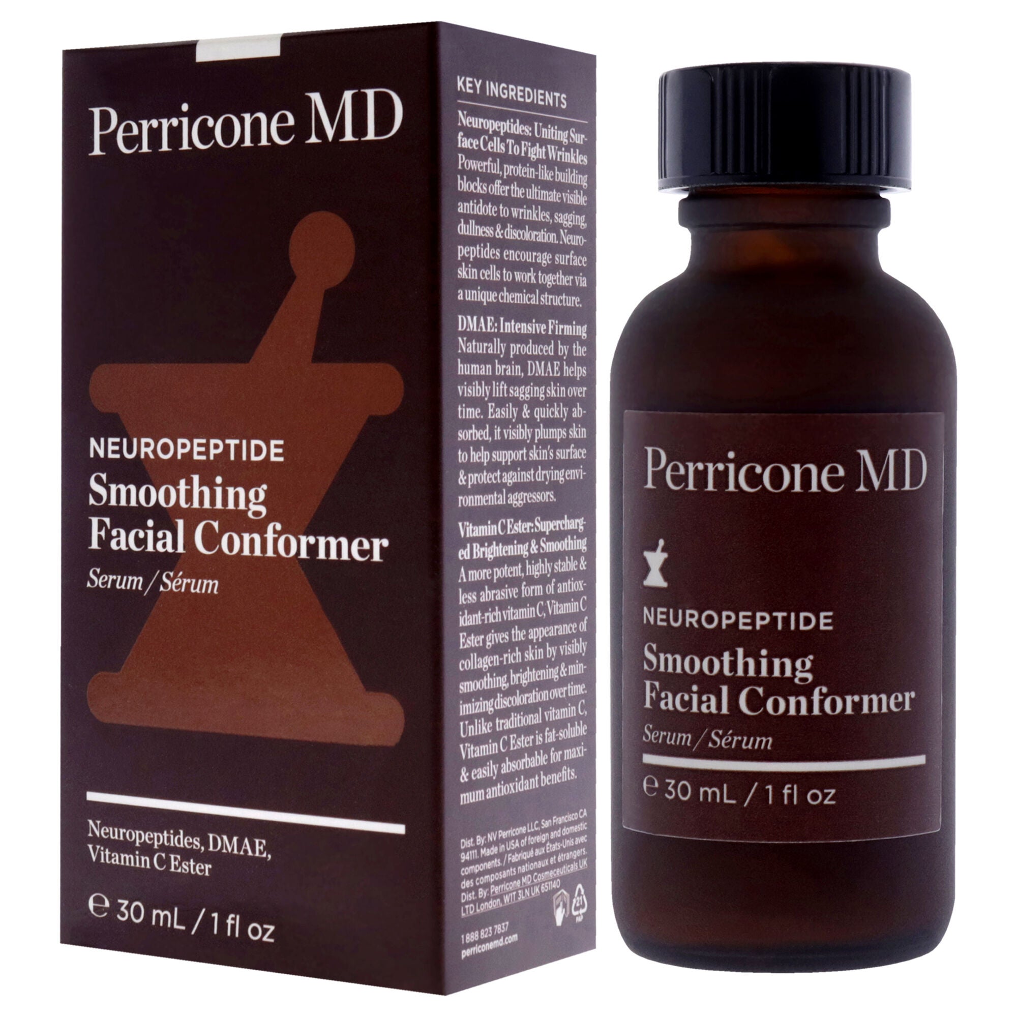 Neuropeptide Smoothing Facial Conformer by Perricone MD for Unisex - 1 oz Serum, See Description, alternate image number 3
