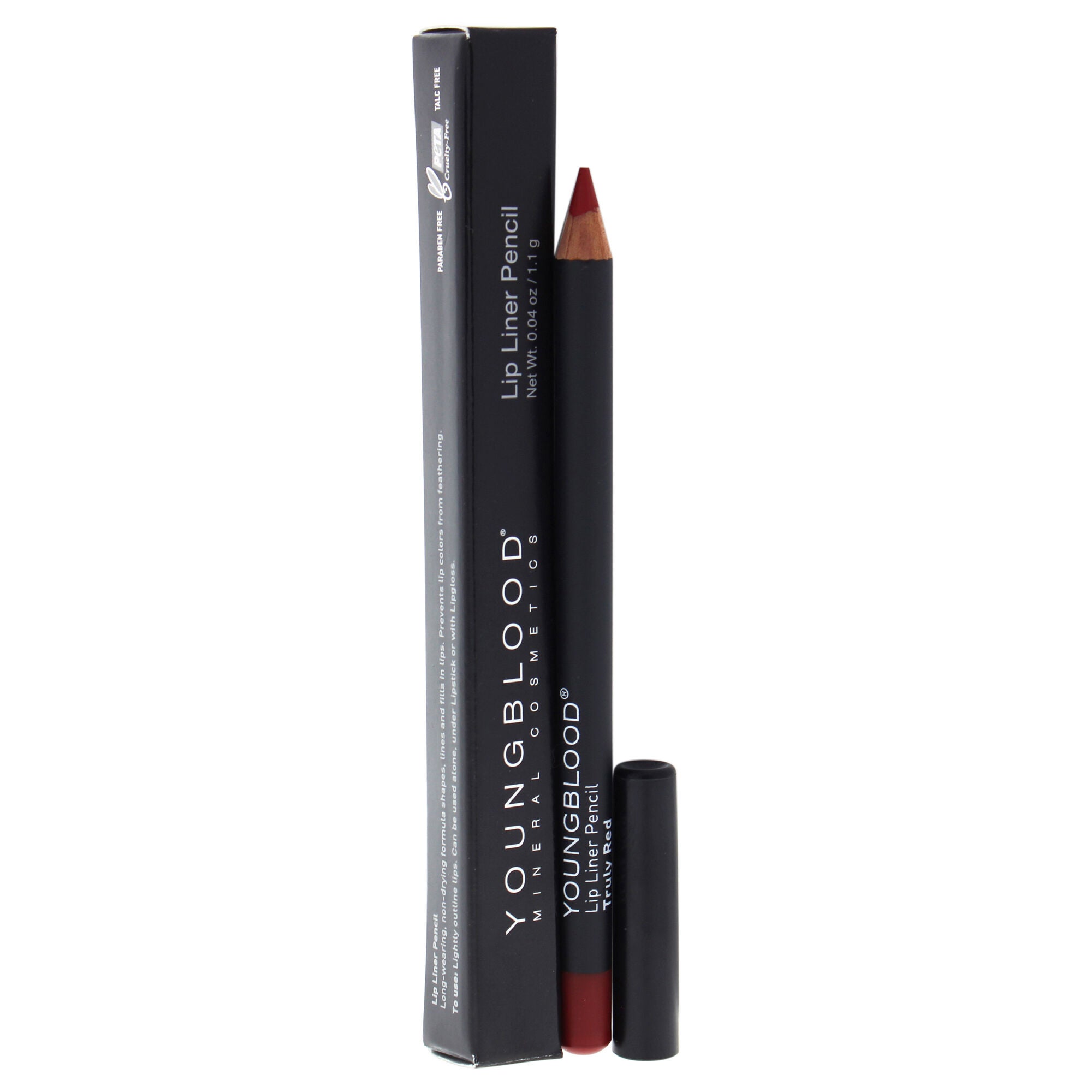 Lip Liner Pencil - Truly Red by Youngblood for Women - 0.04 oz Lip Liner, See Description, alternate image number 2