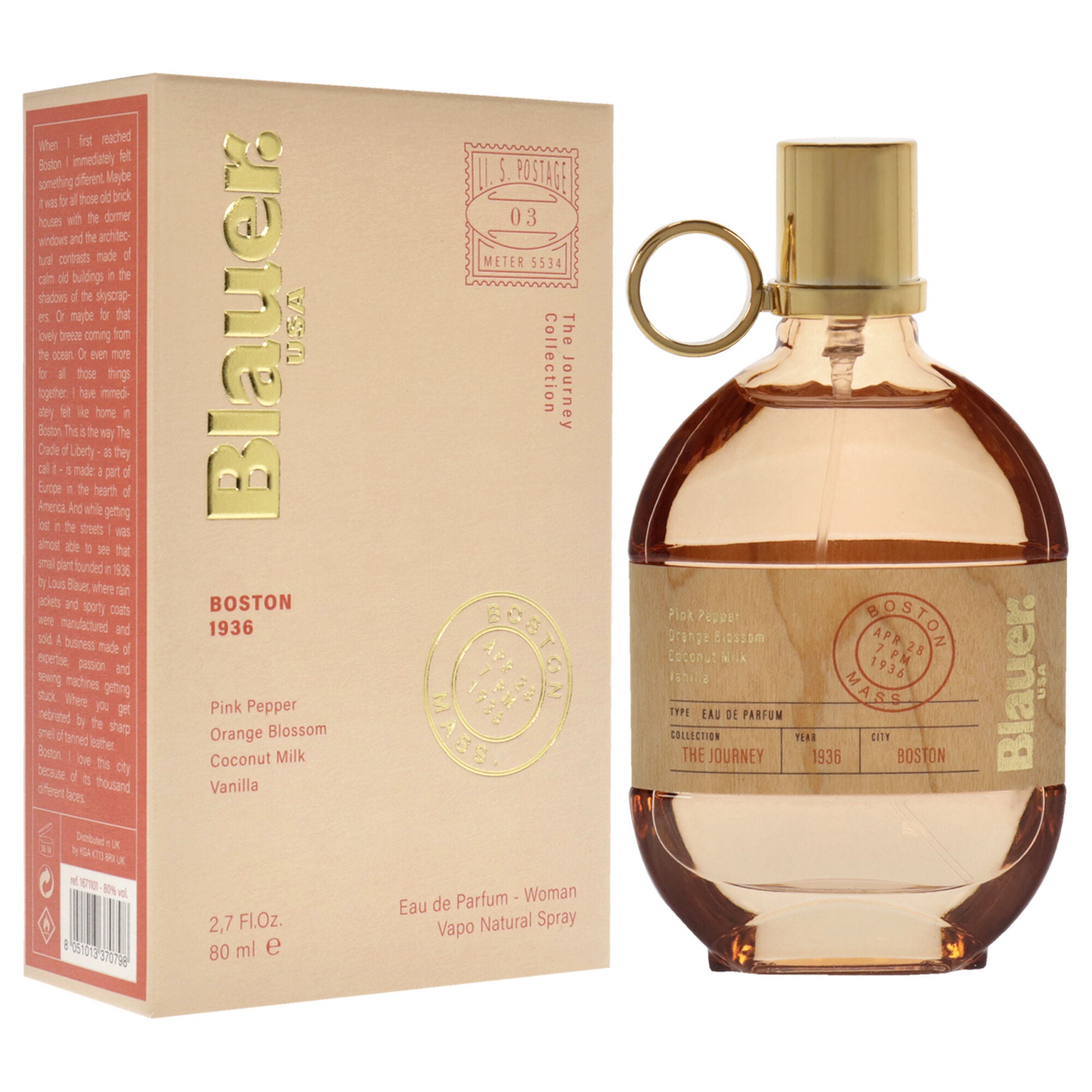Boston 1936 by Blauer for Women - 2.7 oz EDP Spray, See Description, alternate image number 1