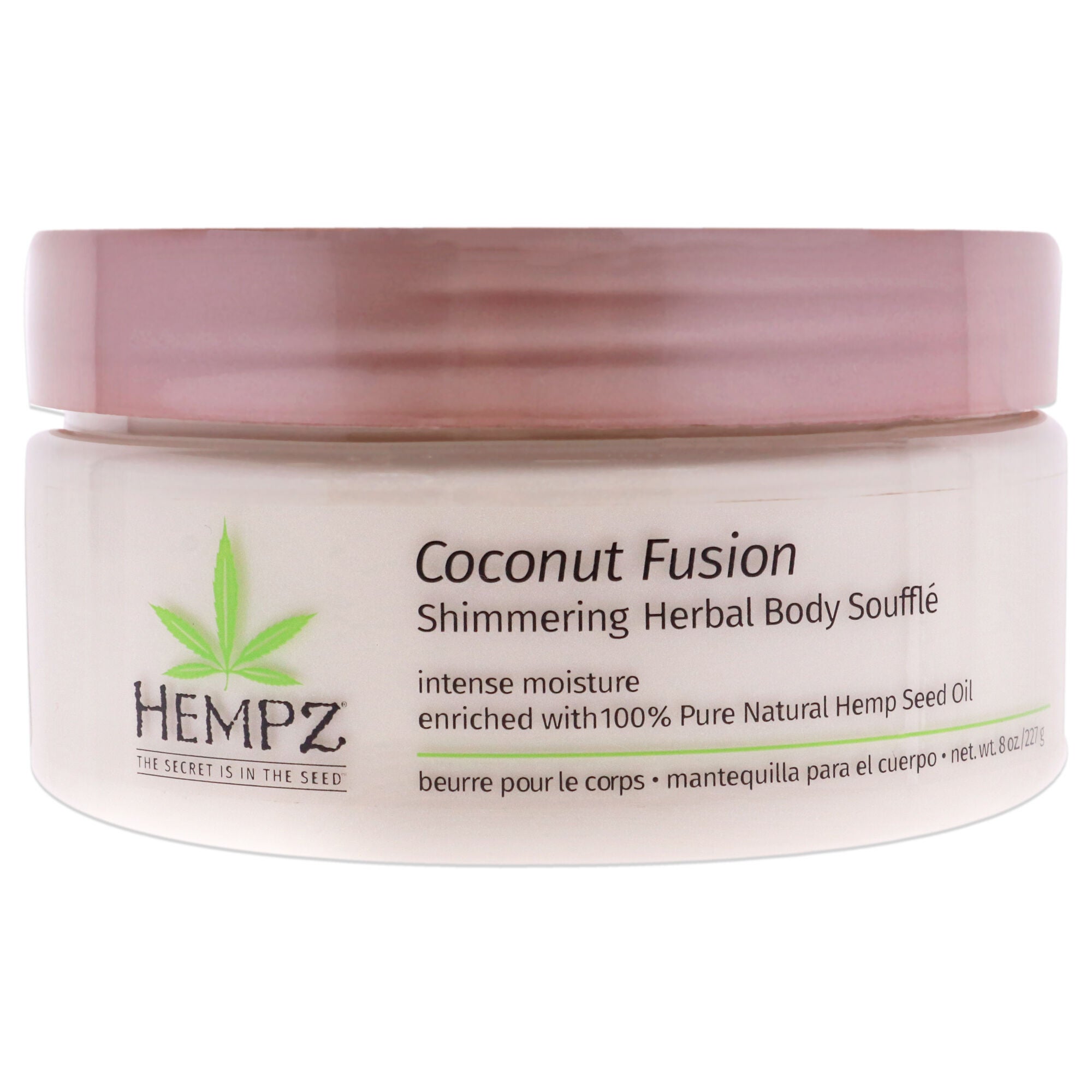 Coconut Fusion Shimmering Herbal Body Souffle by Hempz for Unisex 8