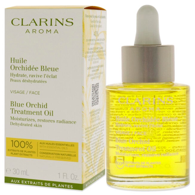 Blue Orchid Face Treatment Oil - Dehydrated Skin by Clarins for Unisex - 1 oz Treatment, , alternate image number null