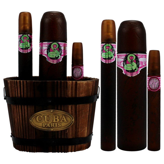 Cuba Jungle Snake by Cuba for Women - 3 Pc Gift Set 3.3oz EDP Spray, 1.17oz EDP Spray, 0.5oz EDP Spray, NA, hi-res image number null